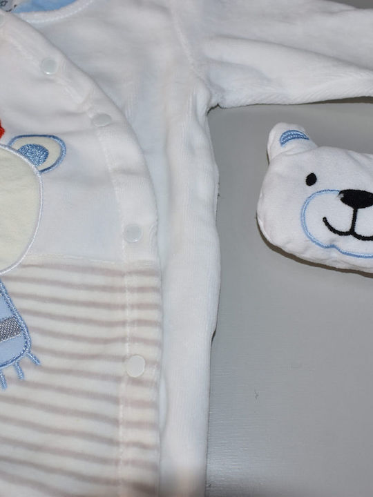 Baby Bodysuit Blue-White, White-Blue
