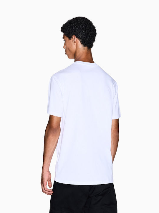 Armani Exchange Kurzarm T-Shirts Weiß