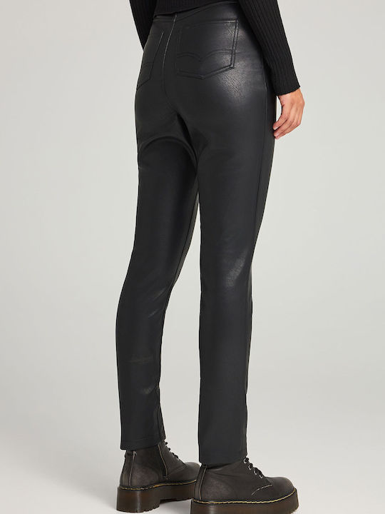 Funky Buddha Damen Stoff Hose Skinny Fit Schwarz Funky Buddha Damen Stoff Hose Skinny Fit Schwarz