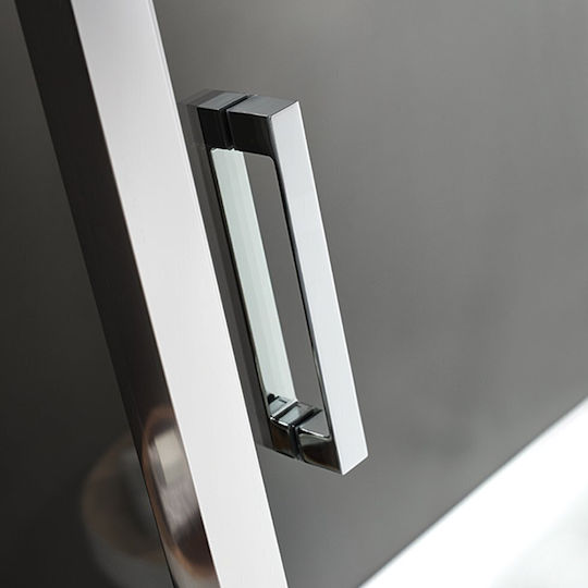 Axis Slider 2+2 Разделител на верандата Душ с Плъзгащи се Врата 170x185см Почистване на стъклото
