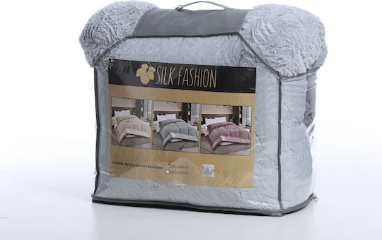 Silk Fashion Комбинирано одеяло Единично 170x240бр Burble Крем 240 г/м²Gsm