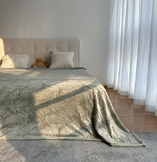 Chios Hellas Piqué Decke Einzeln 150x200cm Grüne 35244PR