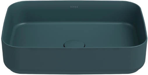 Isvea Επικαθήμενος Νιπτήρας Πορσελάνης 50x36cm Perol Green Isvea Επικαθήμενος Νιπτήρας Πορσελάνης 50x36cm Perol Green