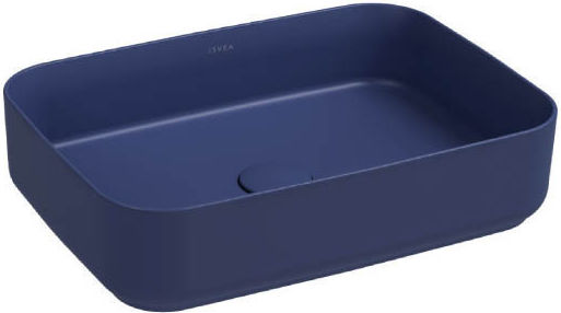 Isvea Επικαθήμενος Νιπτήρας Πορσελάνης 50x36cm Blue