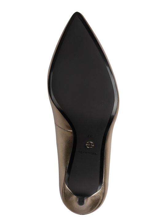 Pumps mit mittelhohem Absatz Goldene