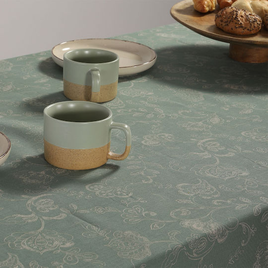 Nef-Nef Homeware Tischtuch Carena Green 140x240cm