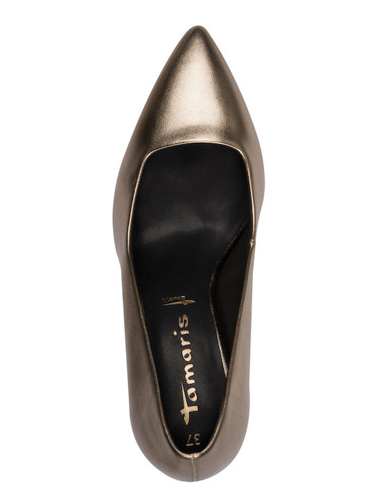 Pumps mit mittelhohem Absatz Goldene