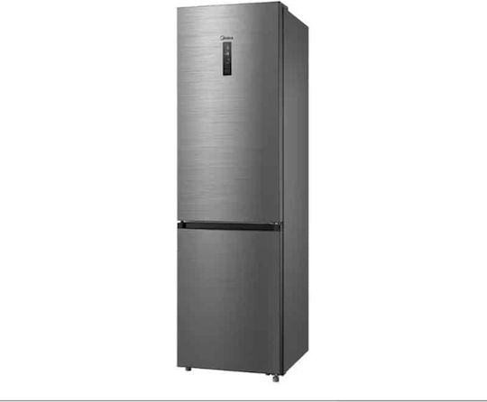 Midea 378лт В201xШ59.5xД70см. Inox MDRB521MGA46O