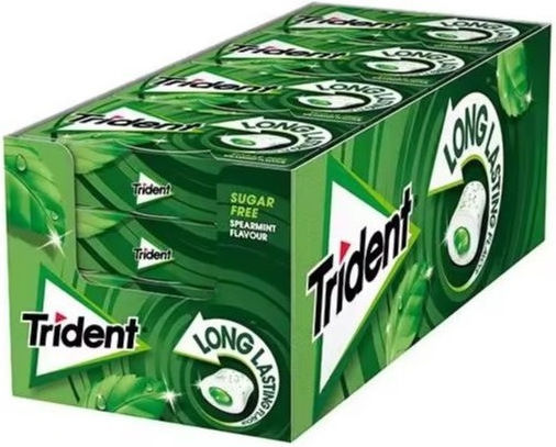 Trident Τσίχλες Χωρίς Προσθήκη Ζάχαρης 10τμχ 22gr