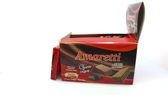 Bingo Amaretti Napolitană 12buc x68gr Choco Love Extra Ciocolată