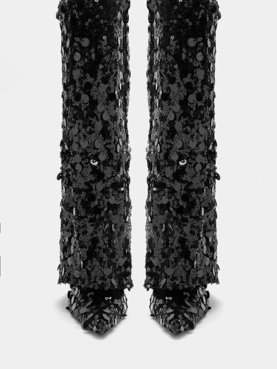 Women's Boots with High Heel Black