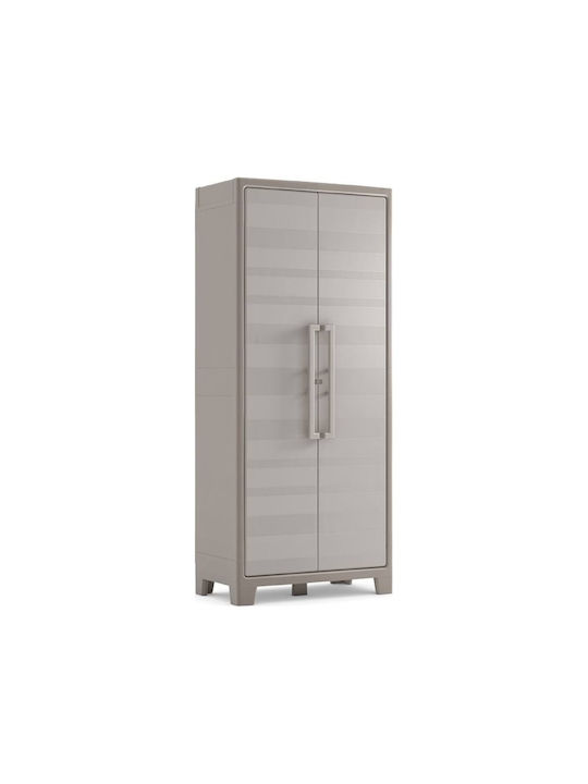 Dulap cu două uși Gulliver High Plastic cu 4 Rafturi 80x44x182cm