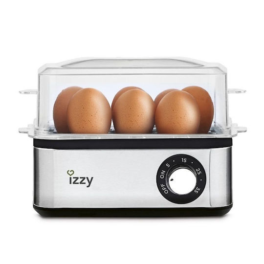 Izzy IZ-8201 Egg Cooker 8 Egg Capacity 600W Silver