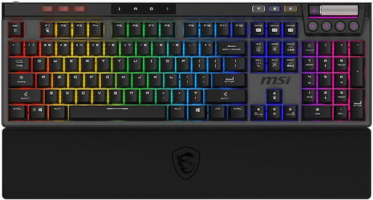 MSI Strike Pro W Silent Wireless Gaming Mechanical Keyboard with RGB lighting (English US)