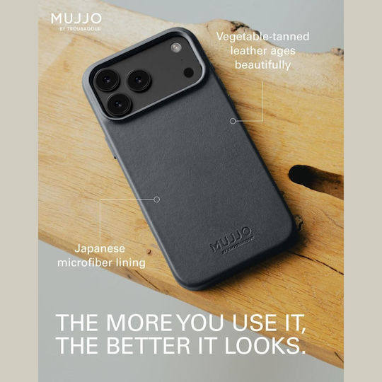 Mujjo Full Umschlag Rückseite Leder 1mm (iPhone 17 Pro Max)