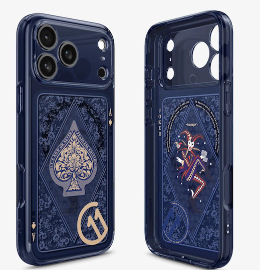 Spigen Ultra Hybrid T Umschlag Rückseite Silikon / Kunststoff Blau (iPhone 17 Pro)