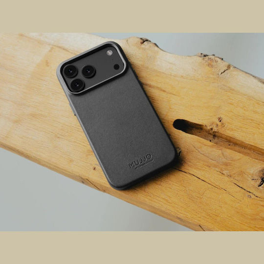 Mujjo Full Umschlag Rückseite Leder 1mm (iPhone 17 Pro Max)