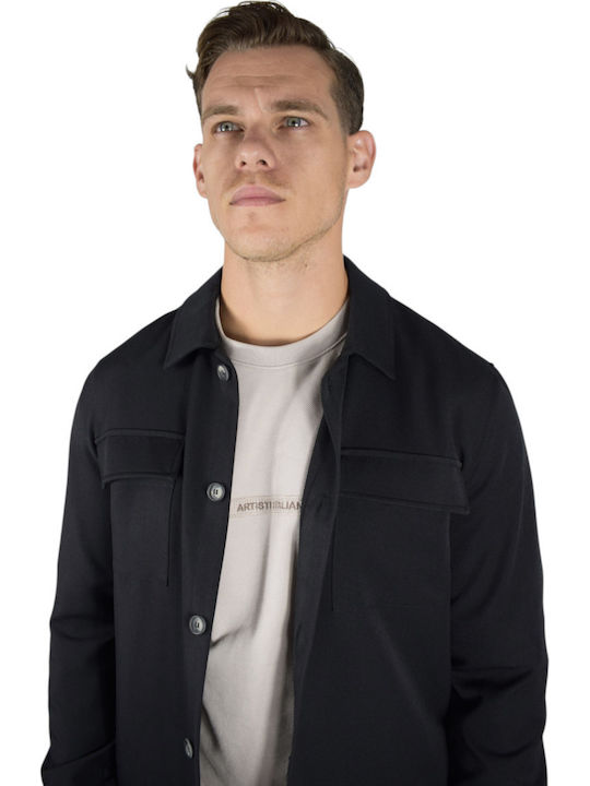 Overshirt Cu mânecă lungă Cămașă Black