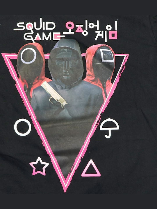 Squid Game Men's Short-Sleeve T-Shirt Hy35021 Black