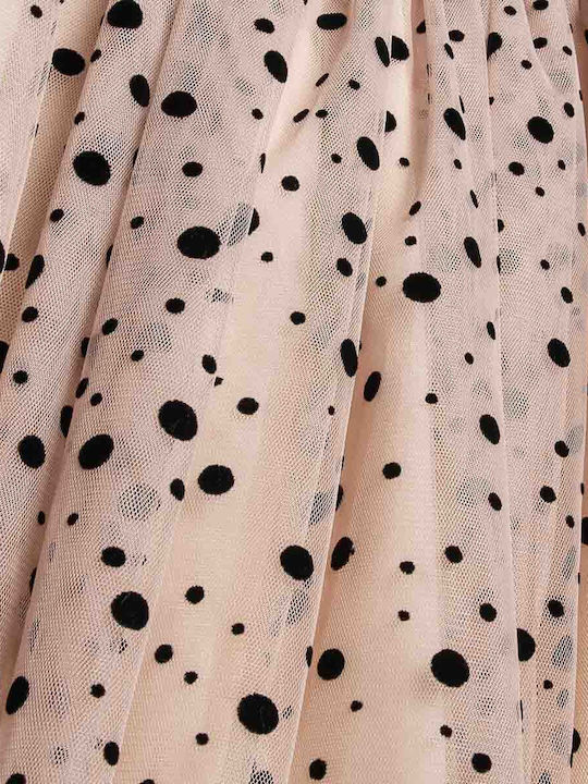 Children's Dress Long Sleeve Velvet Black