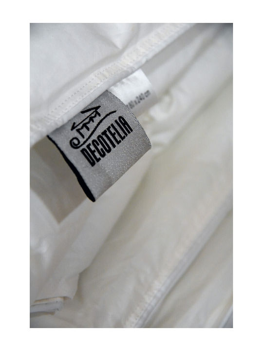 Decotelia Bettdecke Einzelbett Daunen 160x240cm White 300 GSMGsm