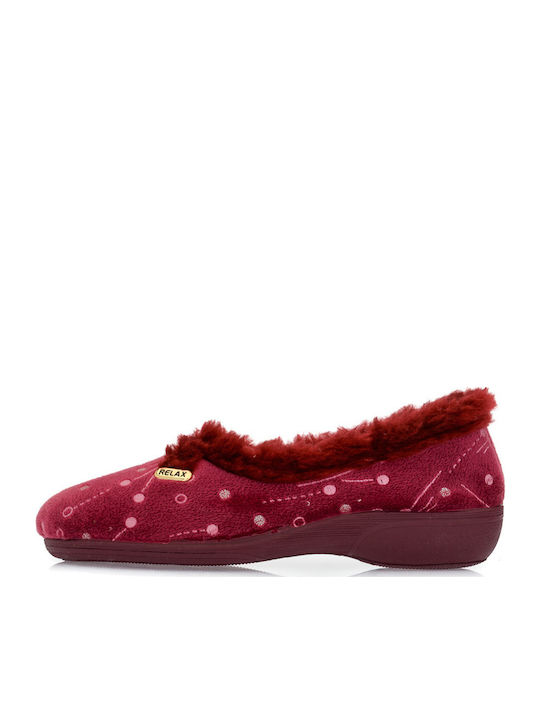 Closed Women's Slippers Burgundy