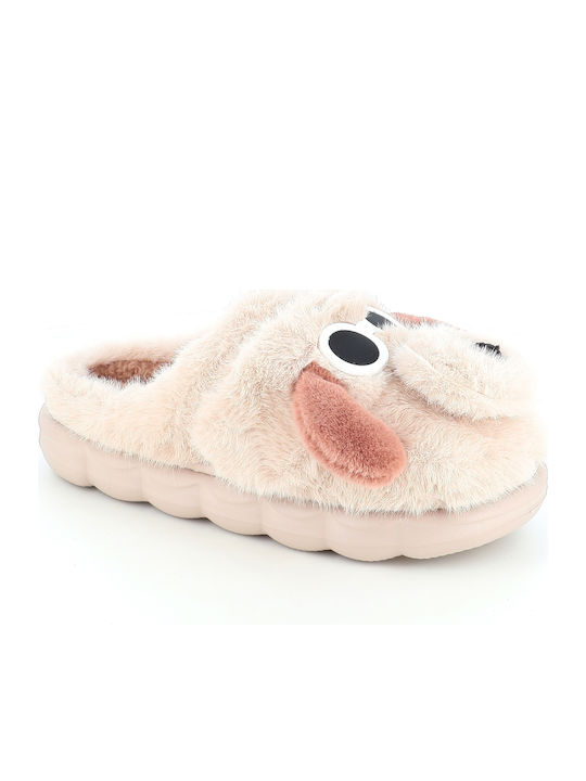 Winter Women's Slippers Beige