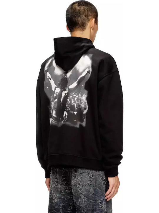 Felpa Sweatshirt with Hood Black