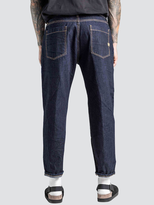 Ανδρικό Παντελόνι Τζιν με Regular Εφαρμογή Dark Denim