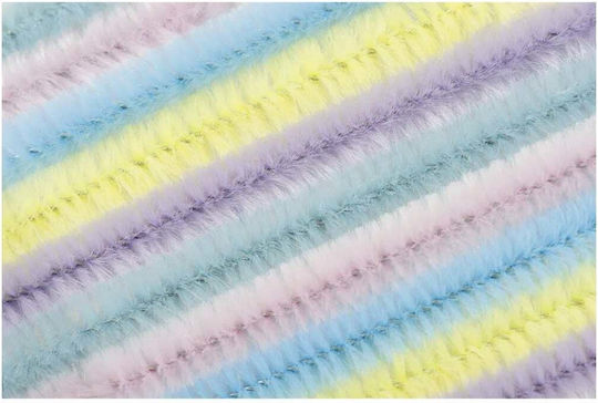 Pipe Wire Folia Assorted Pastel Ø 8.0mm 50cm Set 10 Pieces