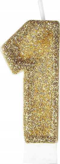 Teka ¦Premium Geburtstagskerzen 1 Gold