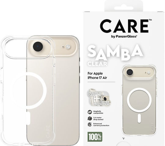 PanzerGlass Fashionable Samba Back Cover Plastic / Silicone Transparent (iPhone AirNokia 2.4)