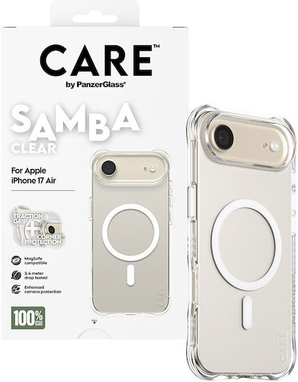 PanzerGlass Fashionable Samba Back Cover Plastic / Silicone Transparent (iPhone AirNokia 2.4)