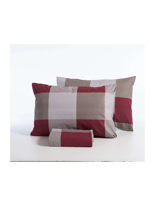 Nef-Nef Homeware Комплект Плик за Завивка Памучен Единичен с Калъфка 170x240 Casual Check Деним