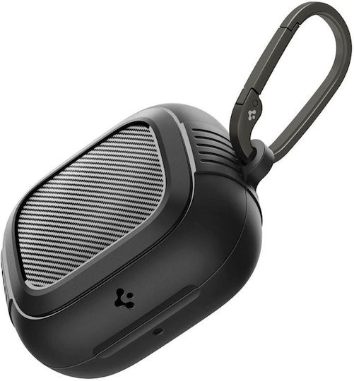 Spigen Rugged Armor Hülle Silikon in Schwarz Farbe für Apple Powerbeats Pro 2