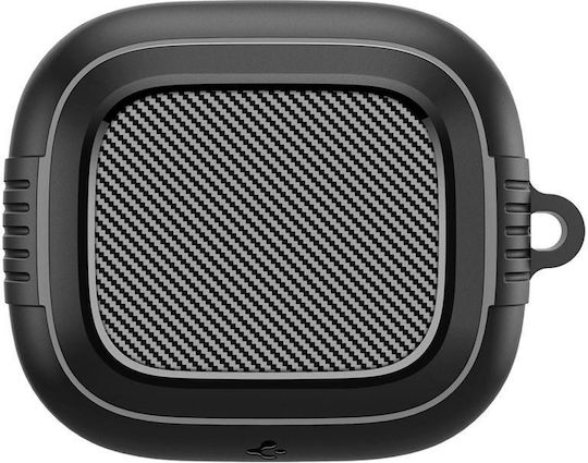 Spigen Rugged Armor Hülle Silikon in Schwarz Farbe für Apple Powerbeats Pro 2