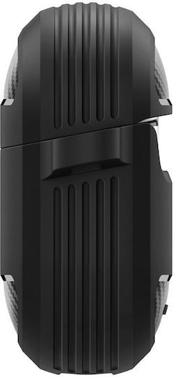 Spigen Rugged Armor Θήκη με Γάντζο σε Μαύρο χρώμα για Google Pixel Buds 2a
