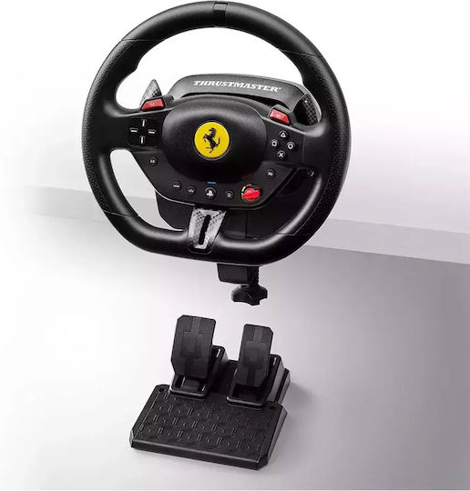 Thrustmaster T98 Ferrari 296 GTB Τιμονιέρα με Πετάλια για PC / PS4 / PS5 με 240° Περιστροφής