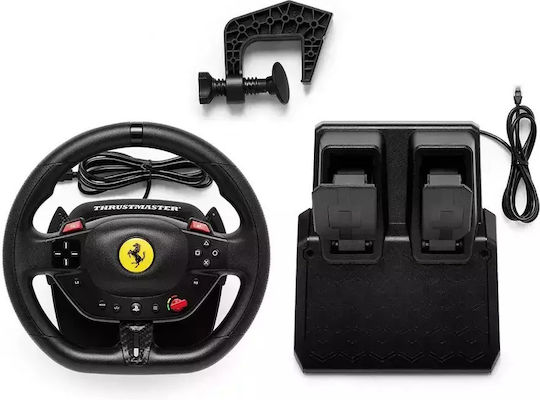 Thrustmaster T98 Ferrari 296 GTB Τιμονιέρα με Πετάλια για PC / PS4 / PS5 με 240° Περιστροφής