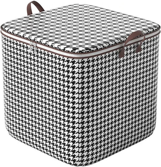 Kunststoff Aufbewahrungsbox mit Deckel Schwarz 40x50x50cm 1Stück