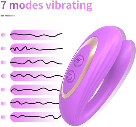 Ophelia's Dream Vibrator for Couples with Remote Control Purple