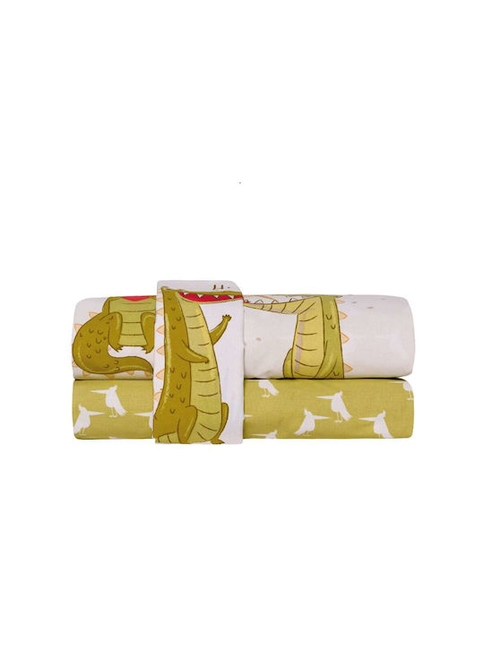 Kentia Bettwäsche-Set Baumwolle Cocordilo 270cm 3Stück