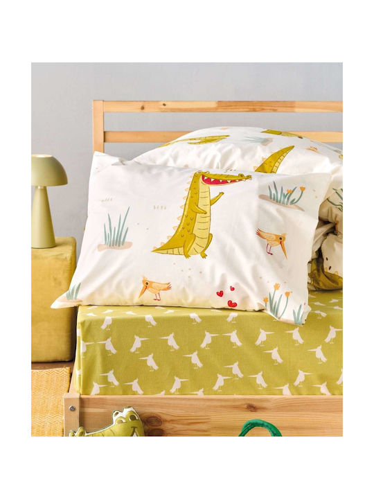 Kentia Sheet Set Semi-double Cotton Versus Green 190x270cm 3pcs
