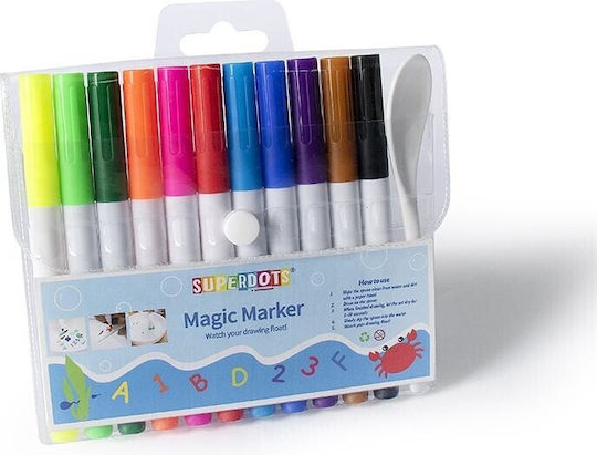 Magic Markers Water Drawing Set 11 Colors Ceramic Spoon