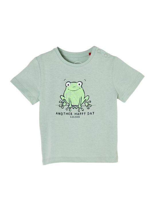 Παιδικό T-shirt πράσινο ανοιχτό
