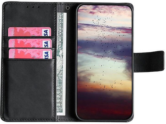 Umschlag Rückseite Leder / Synthetisches Leder / Silikon Magnetisch Schwarz (Galaxy A56)