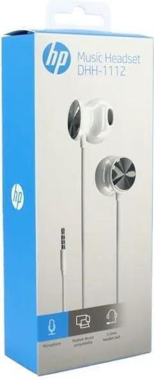 HP DHH-1112 In-Ear Freihändig Kopfhörer mit Stecker 3.5mm Weiß
