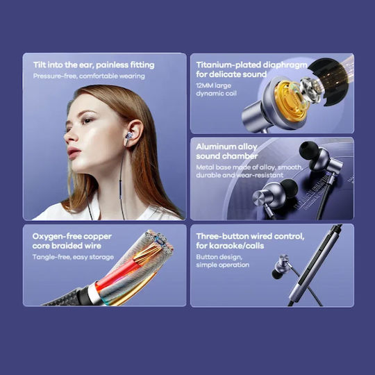 Remax RM-730A În ureche Handsfree cu Mufă 3.5mm Negru