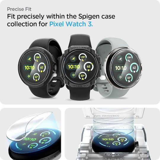 Spigen Eliteshield Ez Fit 2 Pack Google Pixel Watch 4/3 41mm Afl08524