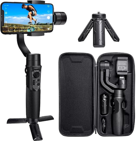 Hohem iSteady Mobile+ Phone Gimbal with 3 Axis Stabilization and 12 Operating Hours Black